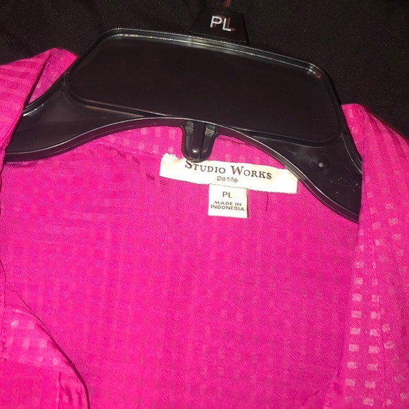 Pink button up - Picture 3 of 4